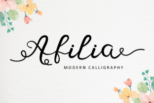 Afilia: A Friendly Script Handwritten Font for Web Design