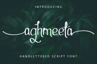 Aghmeeta: The Playful Script Font for Social Campaigns