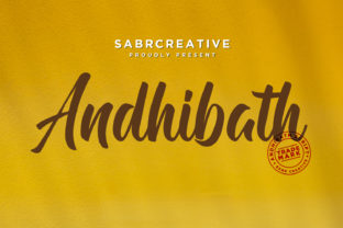 Andhibath: A Timeless Script Font for Marketers