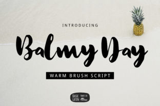Balmy Day: A Playful Script Font for Editorial Design