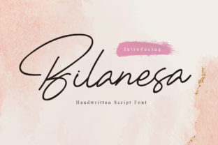 Bilanesa: The Elegant Script Font for Crafters