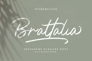 Brattalia Font: Sweet Script for Crafters