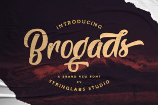 Brogads: Elevate Your Brand with Elegant Script Fonts