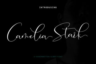 Camelia Stark: A Modern Script Typeface for Editorial Design