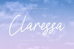 Claressa: Authentic Script Font for Editorial Design