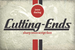 Cutting-Ends: A Premium Script Font for Branding