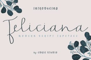 Feliciana: An Elegant Script Font for Editorial Design