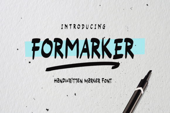 Formarker: A Handwritten Font for Editorial Design