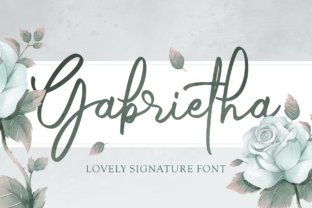 Gabrietha: The Perfect Script Font for Crafters