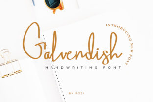 Galvendish Font for Modern Web Design