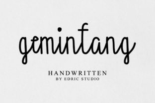Gemintang: A Playful Script Font for Branding