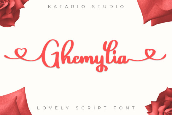 Ghemylia: A Romantic Script Font for Makers