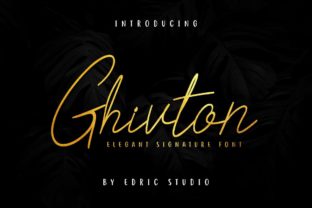 Ghivton Font Review: A Modern Script for Designers