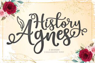 History Agnes: An Elegant Script Font for Editorial Design