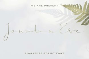 Jonatan Eve Typeface for Elegant Branding