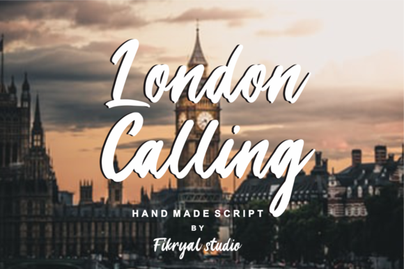 London Calling: The Playful Script Font for Bold Brands