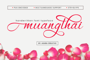 Muangthai: A Script Handwritten Font for Elegant Editorial Design