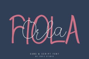 Orla Fiola: A Modern Duo Typeface for Makers