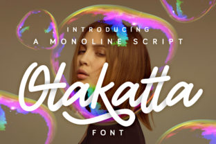 Otakatta: A Playful Script Handwritten Font for Editors