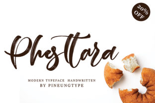Phesttara: A Modern Script Font for Editorial Design