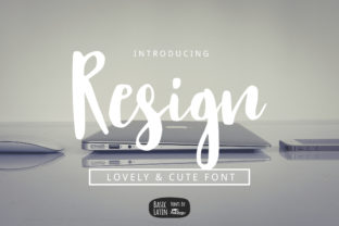 Resign Typeface: Elevating Campaign Visuals