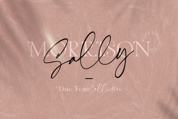 Sally Morrison Duo: The Modern Script Handwritten Typeface