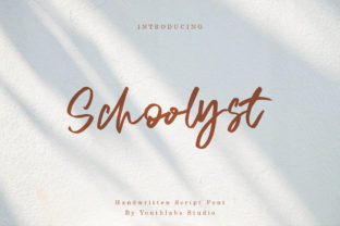 Schoolyst: A Playful Script Handwritten Font for Makers