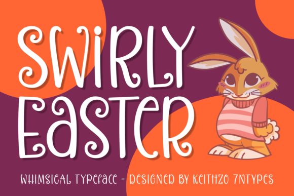 Swirly Easter Typeface Review for Branding