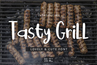 Tasty Grill Font for Handmade Product Design