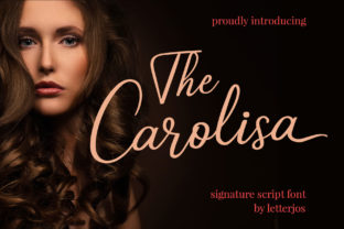 The Carolisa: A Signature Script Font for Editorial Design